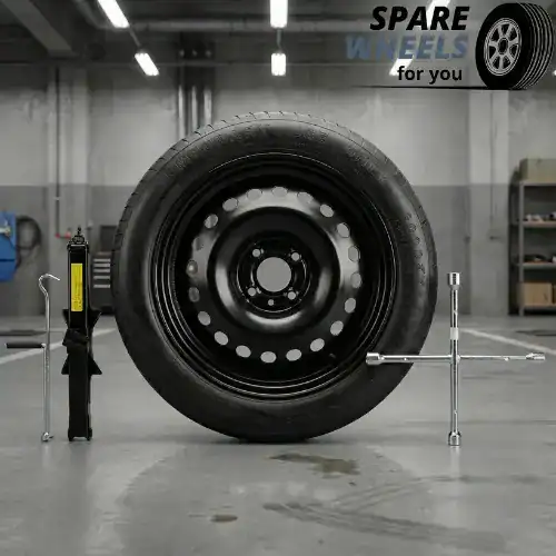 Second image of 14 inch (4 STUD) SPACE SAVER SPARE WHEEL KIT Suitable for VAUXHALL VIVA - (2015–Present)