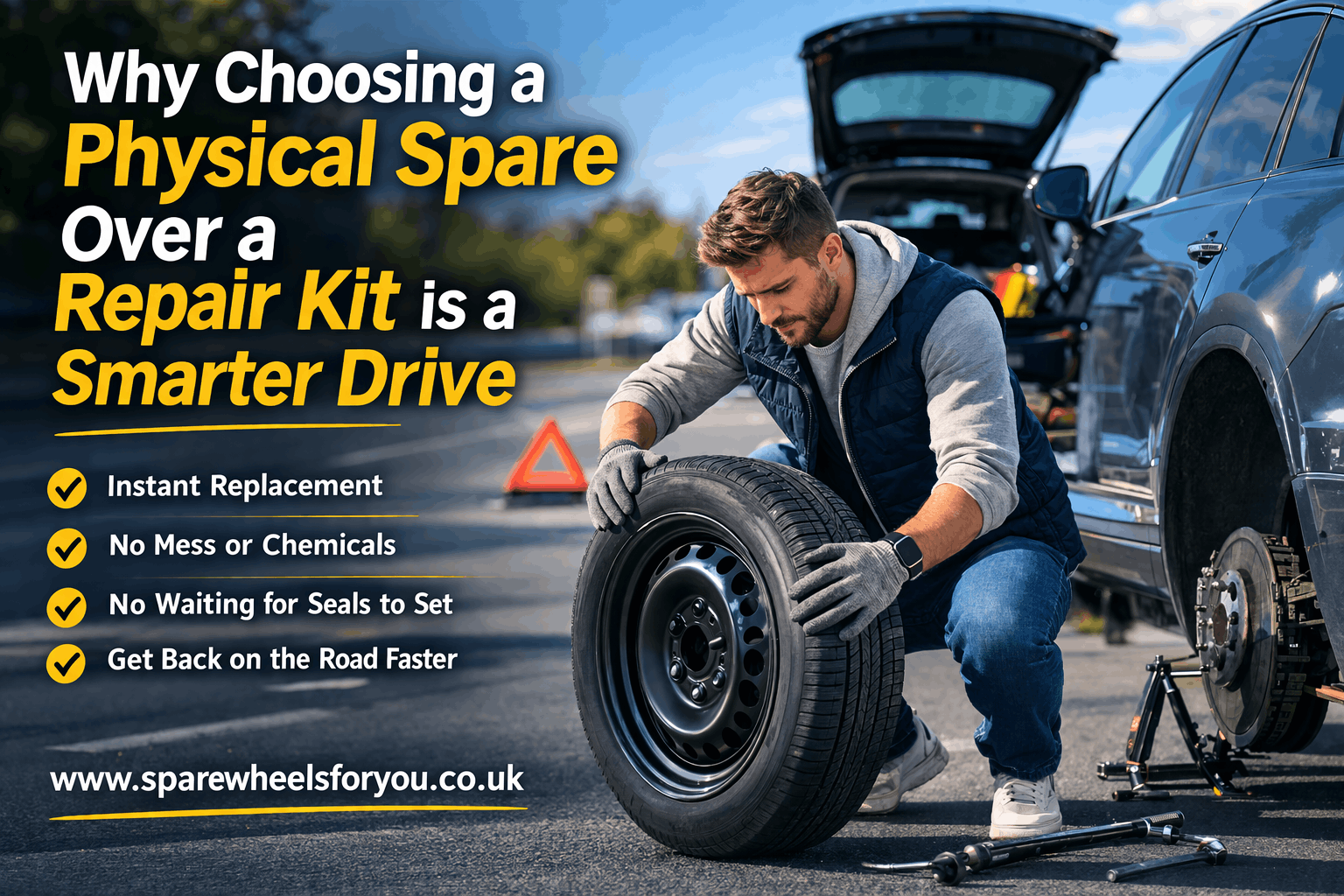 Why Choosing a Physical Spare Over a Repair Kit is a Smarter Drive